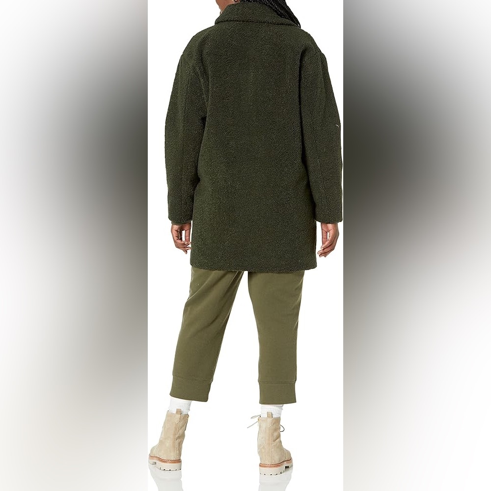 NWOT Teddy Bear Fleece Oversized-Fit Lapel Jacket by Daily Ritual - Picture 4 of 11